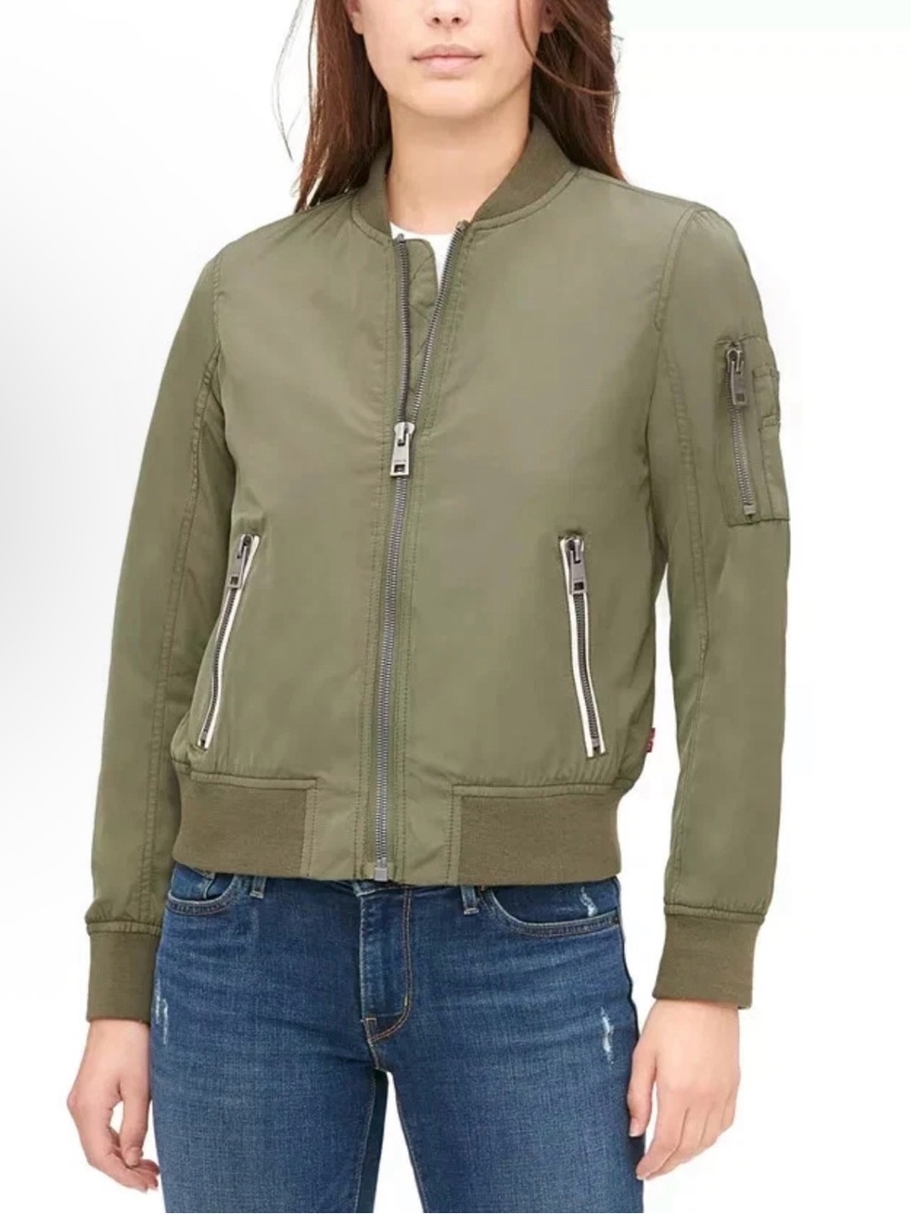 Levi's Olive Green Women's Bomber Jacket